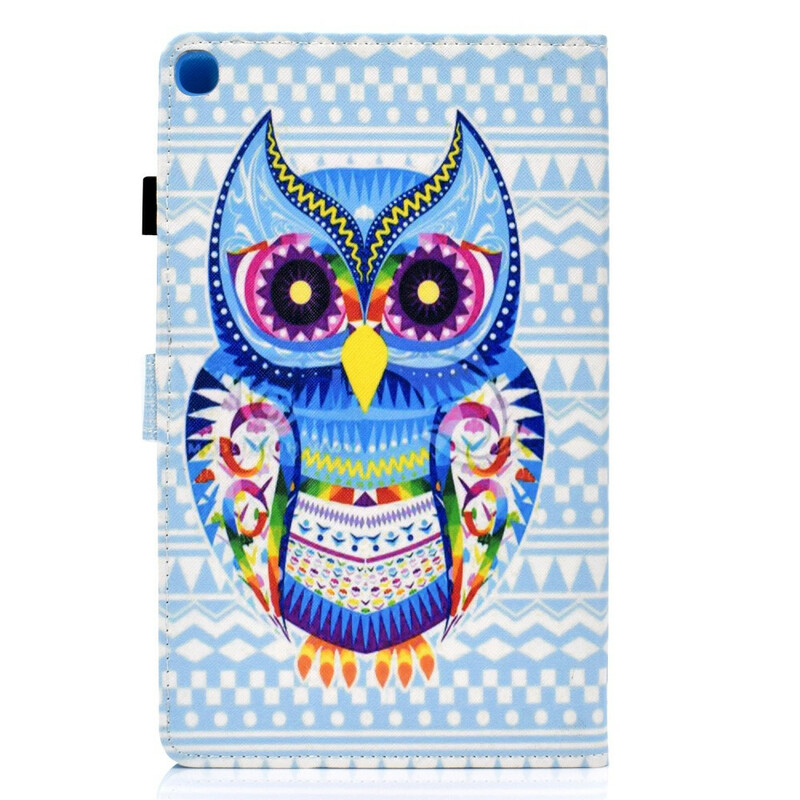 Samsung Galaxy Tab S6 Lite Hülle Tribal Eule