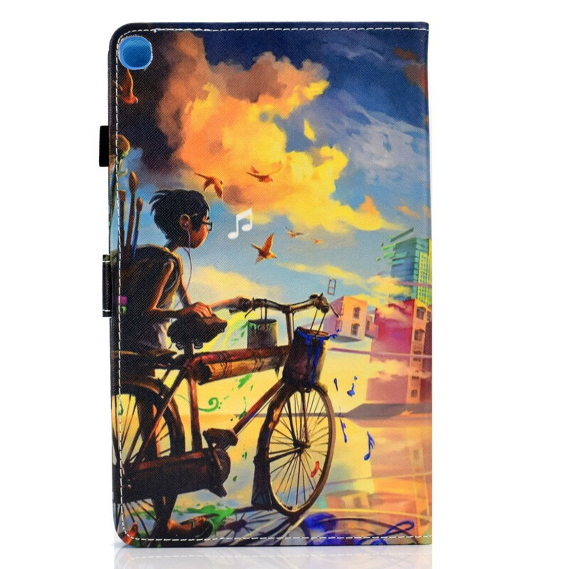 Hülle Samsung Galaxy Tab S6 Lite Fahrrad Art