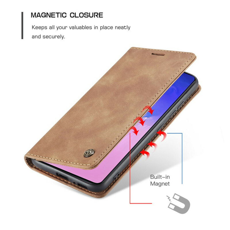 Flip Cover Samsung Galaxy S10 Lite CASEME Kunstleder