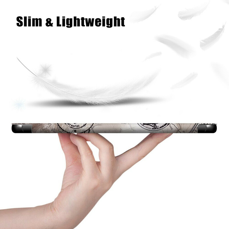 Smart Case Samsung Galaxy Tab S6 Lite Verstärkt Eiffelturm Retro