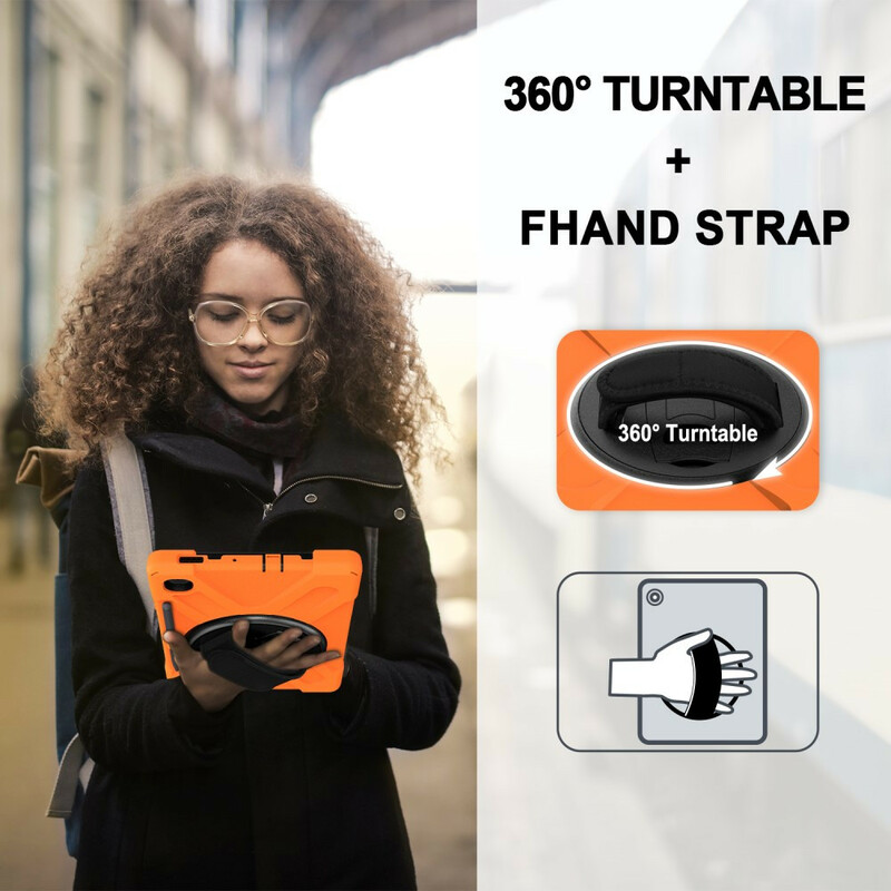 Samsung Galaxy Tab S6 Lite Utra Strapazierfähige Hülle mit Riemen