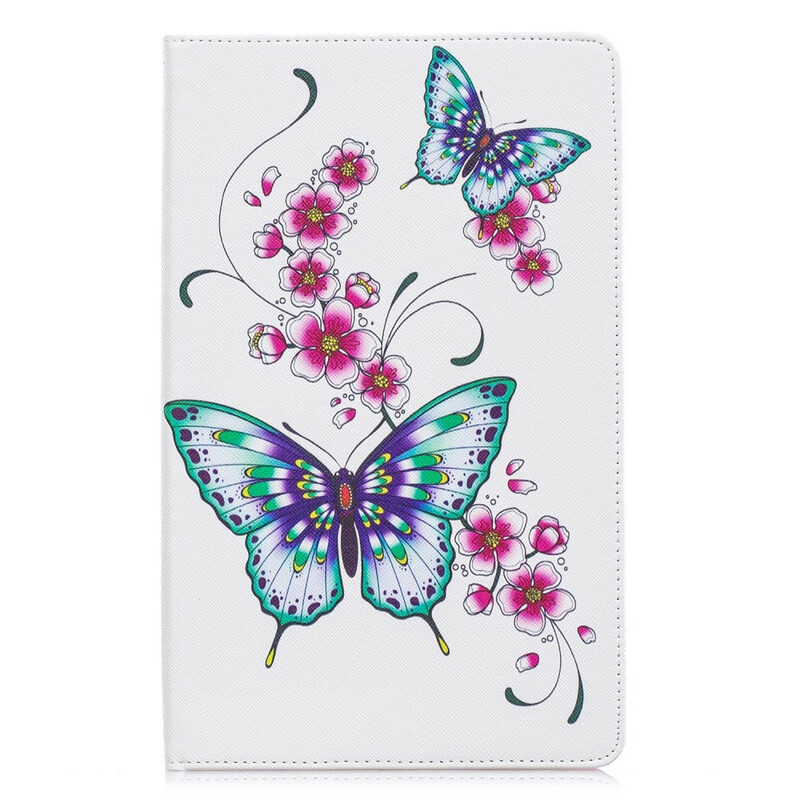 Samsung Galaxy Tab A 10.1 (2019) Schmetterling Serie Tasche