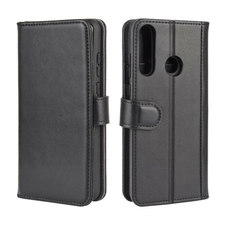 Housse Huawei Y6p Cuir Véritable