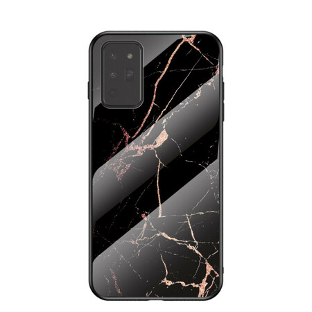 Samsung Galaxy Note 20 Hülle aus gehärtetem Glas Marble Colors