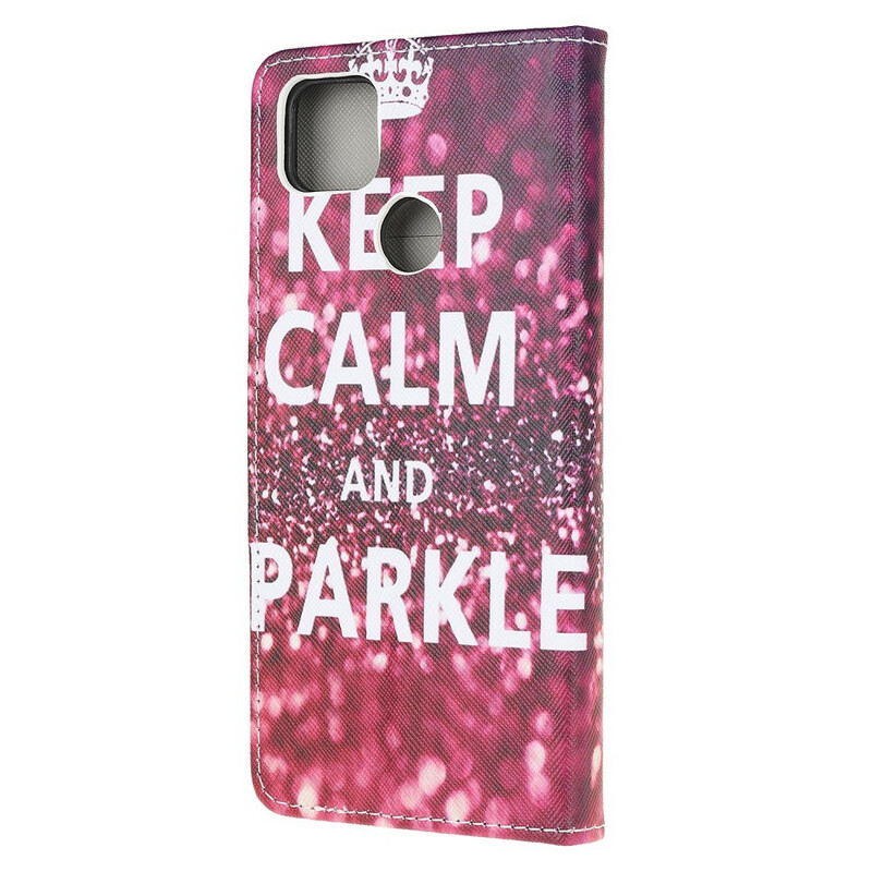 Xiaomi Redmi 9C Keep Calm and Sparkle Hülle