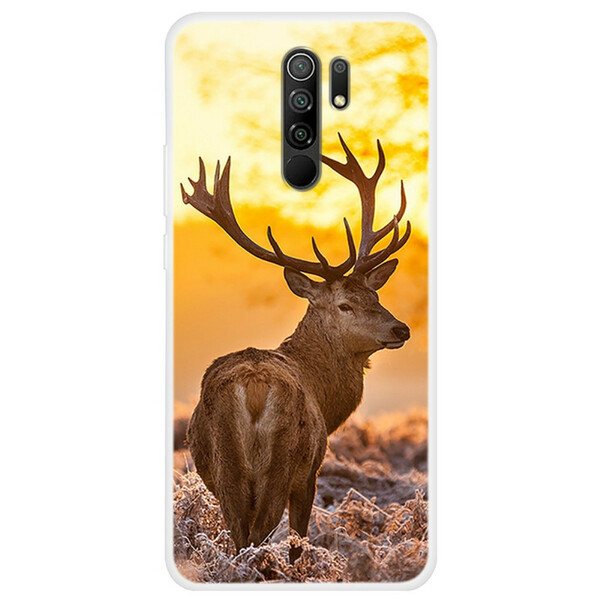 Xiaomi Redmi 9 Hirsch und Landschaft Cover