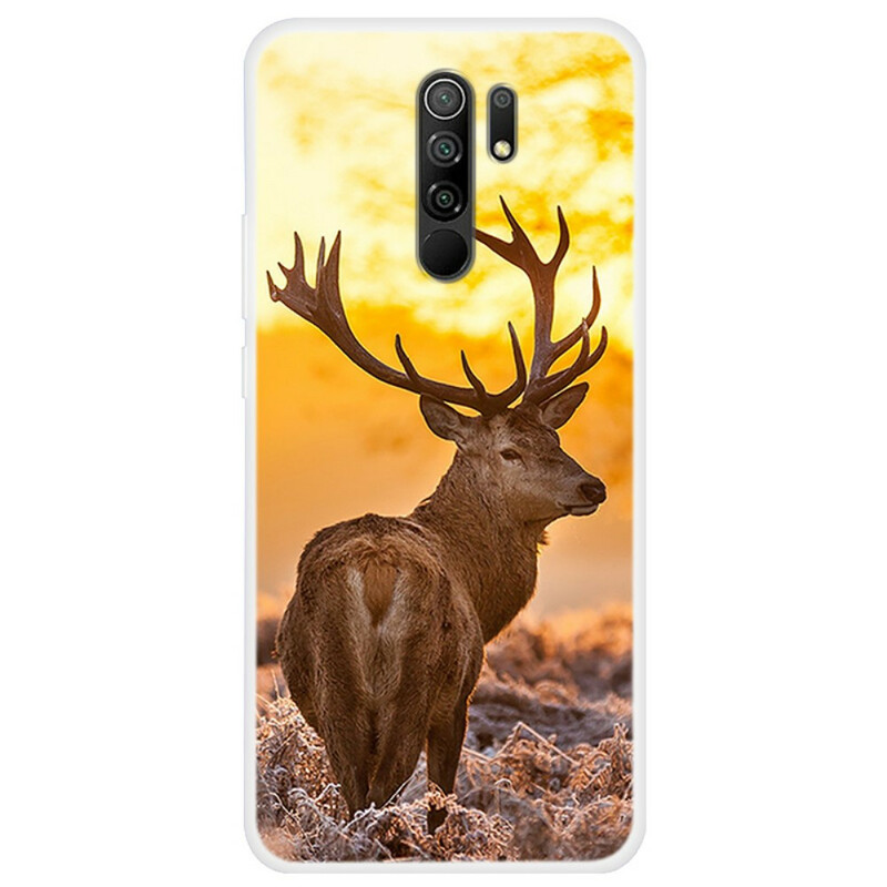 Xiaomi Redmi 9 Hirsch und Landschaft Cover