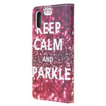 Xiaomi Redmi 9A Keep Calm and Sparkle Tasche