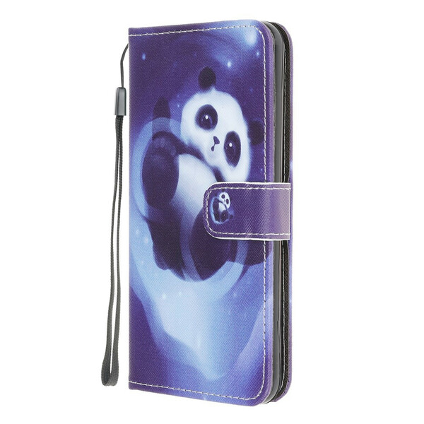 Xiaomi Redmi 9A Panda Space Tasche mit Riemen