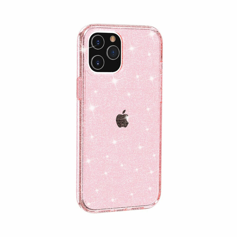 iPhone 12 Pro Max Cover Transparent Glitter