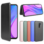 Flip Cover Xiaomi Redmi 9 Silikon Carbon Farbig