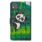 Xiaomi Redmi 9C Hülle Panda und Bambus