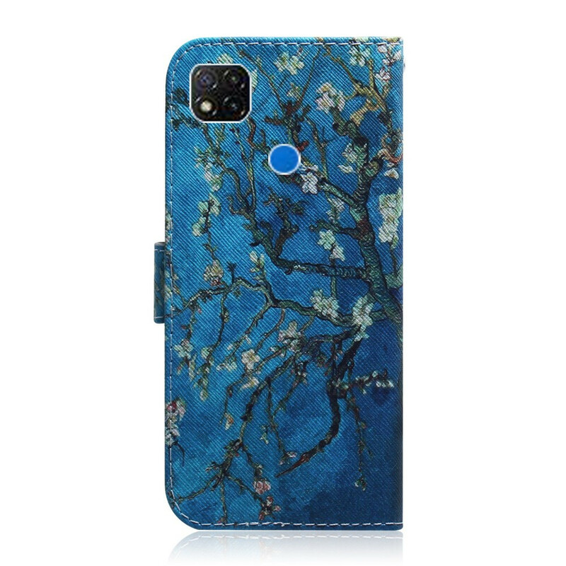 Xiaomi Redmi 9C Hülle Blumiger Baumzweig