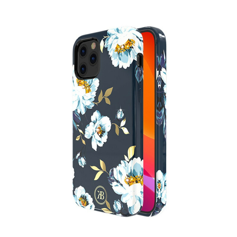 iPhone 12 Pro Max Cover Blumen KINGXBAR