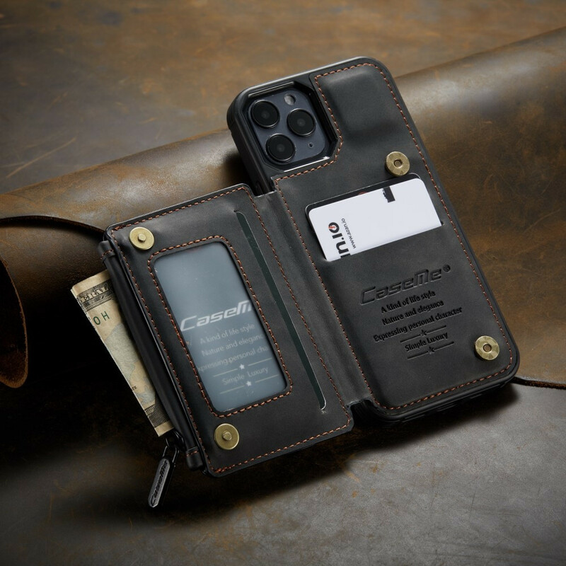 iPhone 12 Max / 12 Pro Style Case CASEME Brieftasche