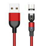 Geflochtenes Nylon-USB-Mikro-USB-Ladekabel