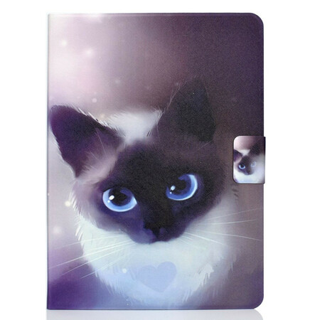 iPad Air 10.9" (2020) Hülle Katze mit blauen Augen