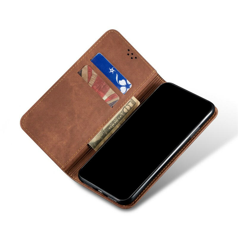 Flip Cover OnePlus Nord Kunstleder Texture Jeans