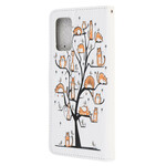 Samsung Galaxy S20 FE Funky Cats Hülle mit Riemen