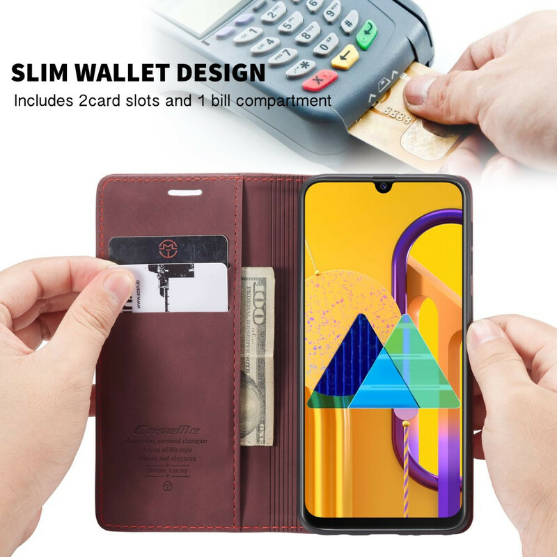 Flip Cover Samsung Galaxy M21 CASEME Kunstleder