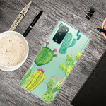 Samsung Galaxy S20 FE Cover Cactus Aquarell