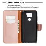 Xiaomi Redmi Note 9 Litchi Tasche Schräge Klappe