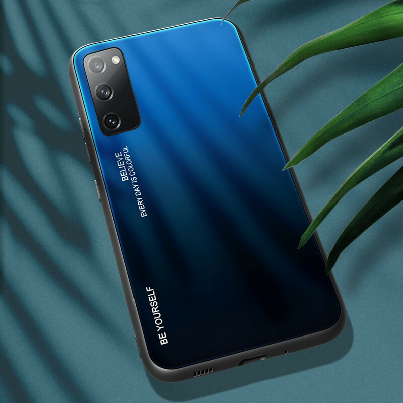 Samsung Galaxy S20 FE Hülle aus gehärtetem Glas Be Yourself