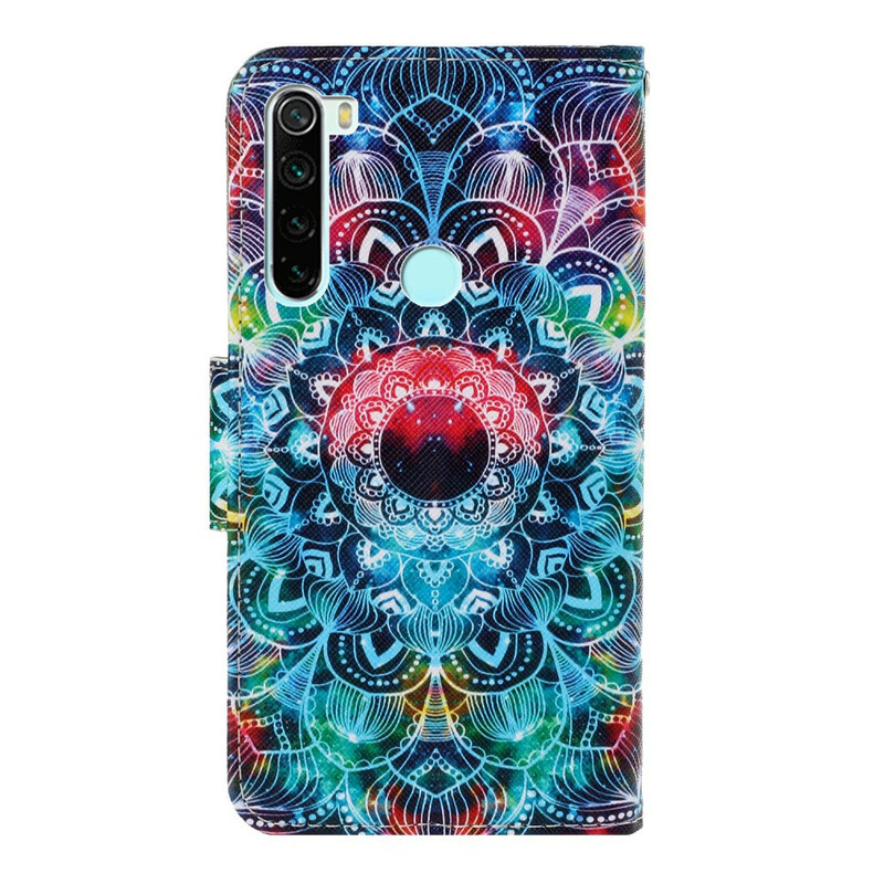 Xiaomi Redmi Note 8T Flashy Mandala Riemchen Tasche