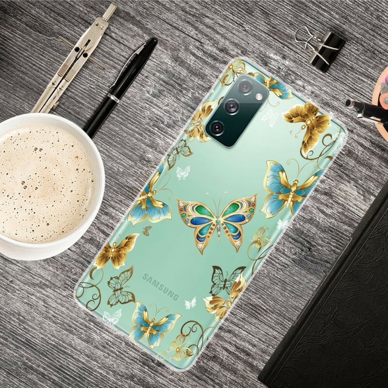 Samsung Galaxy S20 FE Schmetterlinge Design Cover