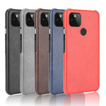 Google Pixel 5 Cover mit Lederoptik Litschi Performance