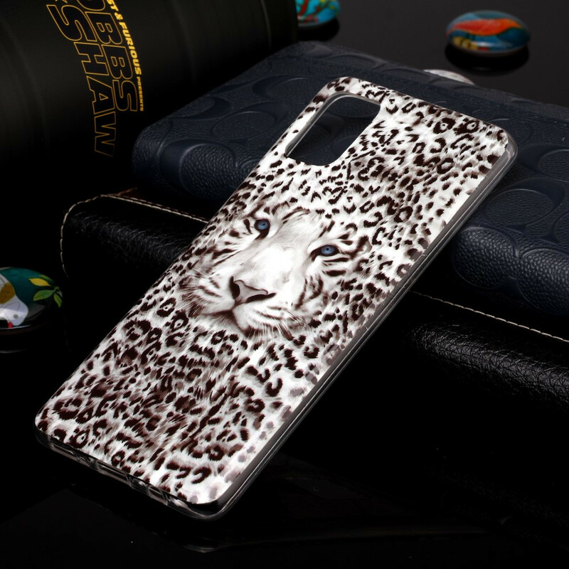 Samsung Galaxy A51 Leopard Fluoreszierendes Cover