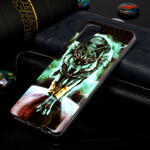 Samsung Galaxy A51 Series Wolf Cover Fluoreszierend