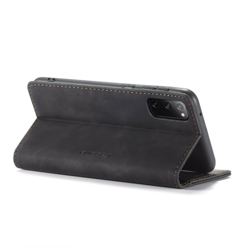 Flip Cover Samsung Galaxy S20 FE CASEME Kunstleder Flip Cover Samsung Galaxy S20 FE CASEME Kunstleder