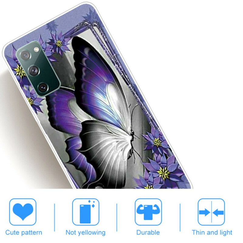 Samsung Galaxy S20 FE Cover Schmetterlinge Schmetterlinge