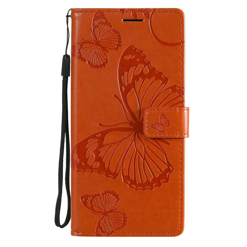 Samsung Galaxy S20 FE Hülle Riesige Schmetterlinge mit Riemen