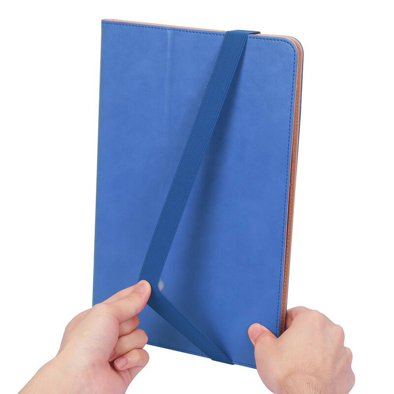 Samsung Galaxy Tab S7 Plus Style Leather Case with Strap