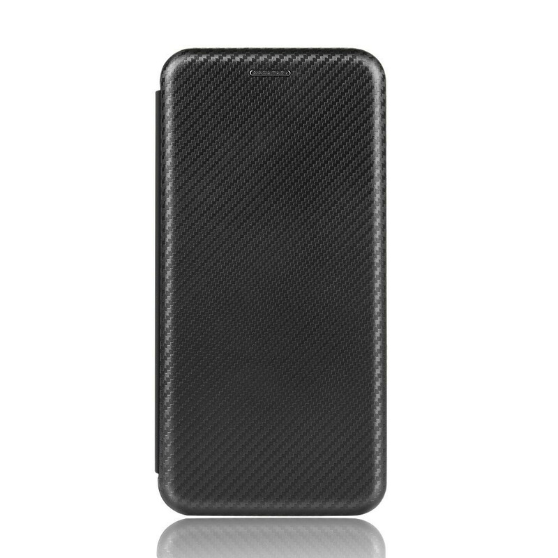 Flip Cover Realme 7 Pro Silikon Carbon Farbig