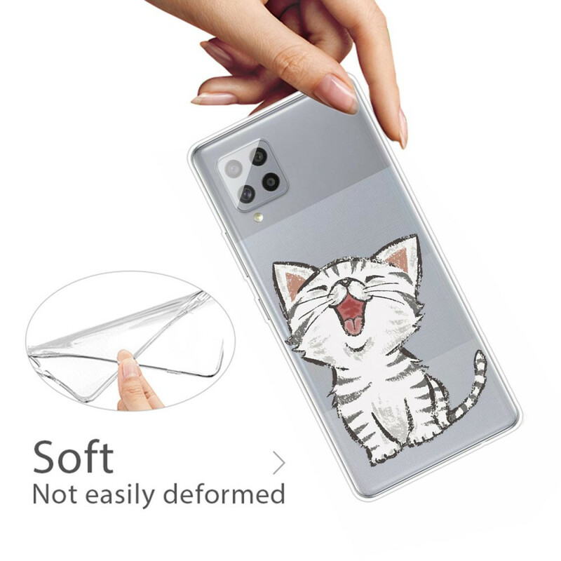 Samsung Galaxy A42 5G Cute Cat Cover