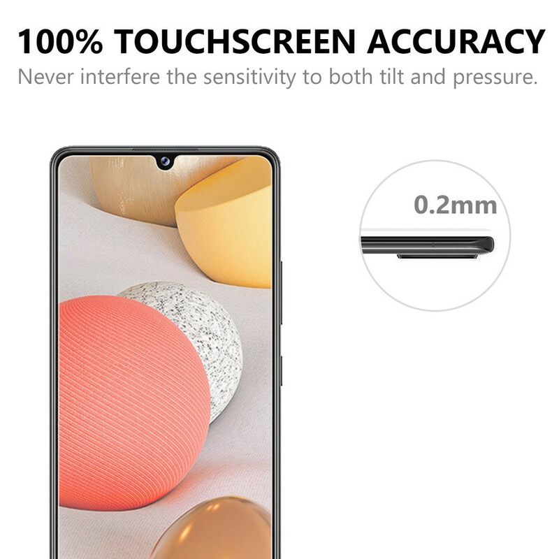 Arc Edge gehärteter Glasschutz für das Samsung Galaxy A42 5G Display