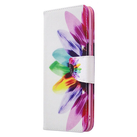 Hülle Samsung Galaxy M11 Blume Aquarell