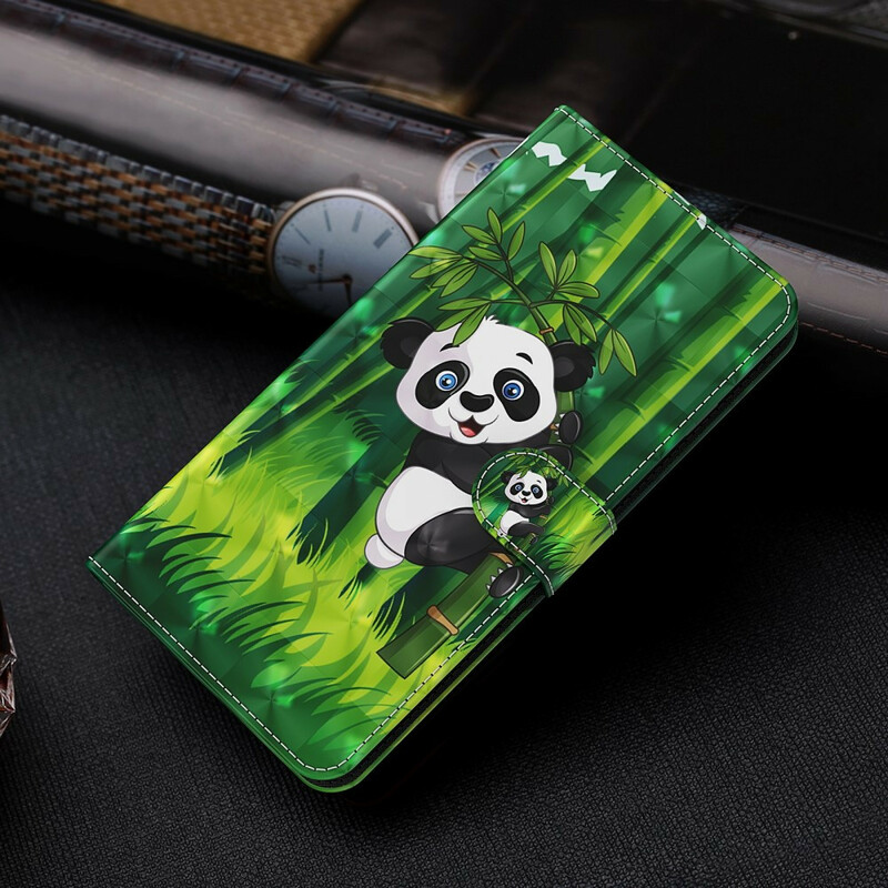 Huawei P Smart 2021 Hülle Panda und Bambus