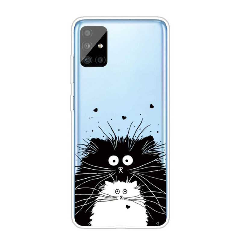 Samsung Galaxy A51 Cover Schau dir die Katzen an