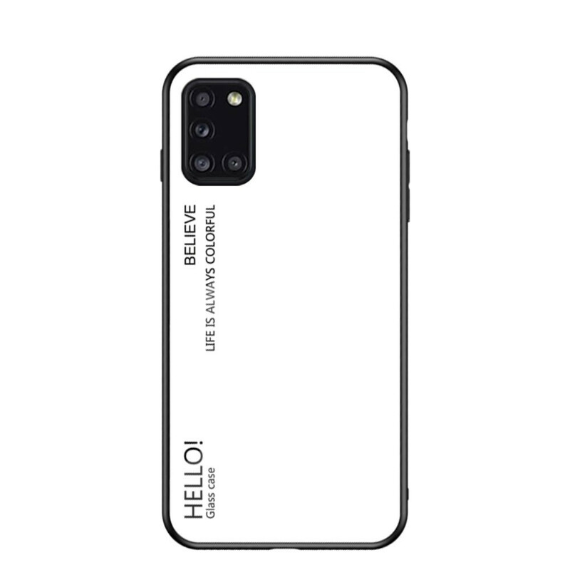 Samsung Galaxy A31 Panzerglas Cover Hello
