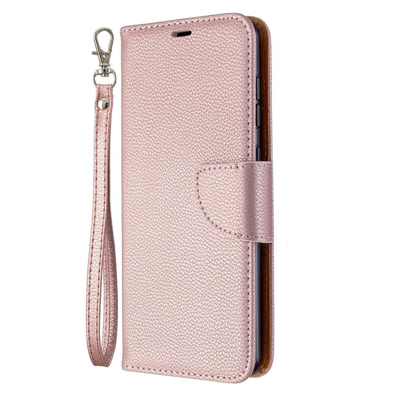 Samsung Galaxy A31 Litschi Tasche Oblique Klappe