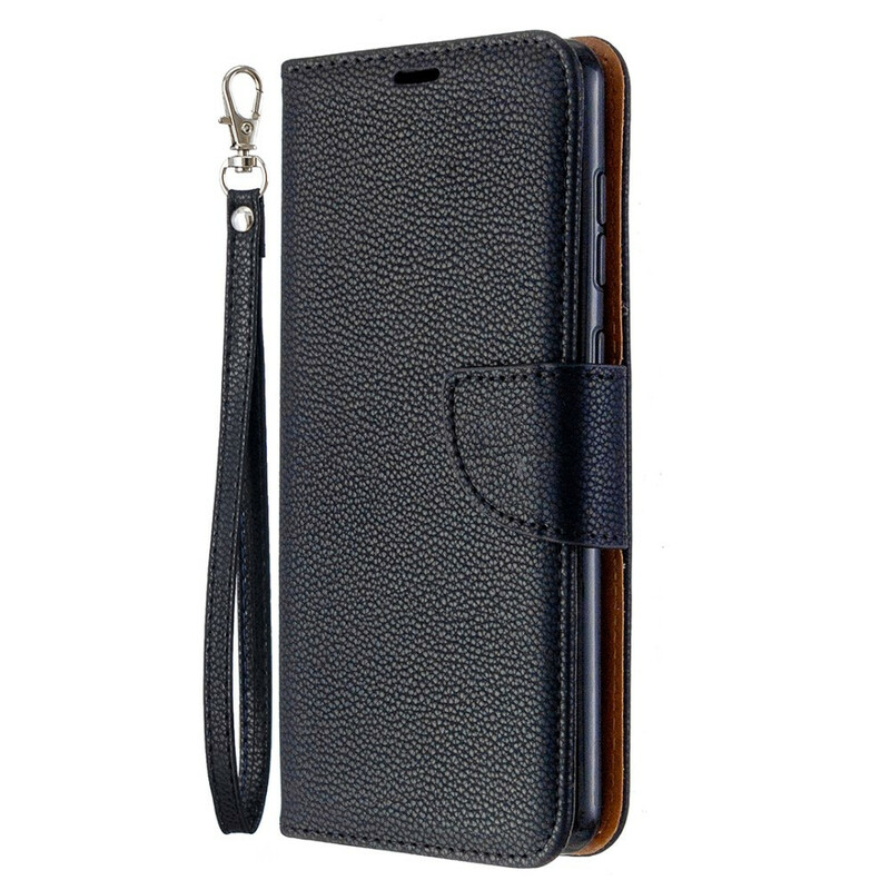 Samsung Galaxy A31 Litschi Tasche Oblique Klappe