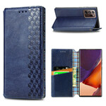 Flip Cover Samsung Galaxy Note 20 Ultra Streifen Leder Diamant-Effekt