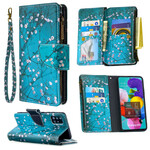 Samsung Galaxy A51 Tasche mit Reißverschluss Baum Samsung Galaxy A51 Tasche mit Reißverschluss Baum