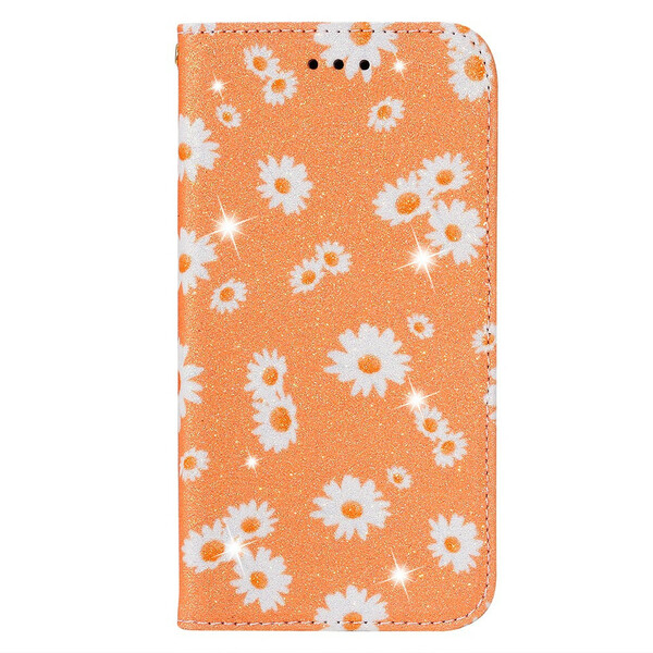 Flip Cover Samsung Galaxy A51 Kunstleder Margeriten