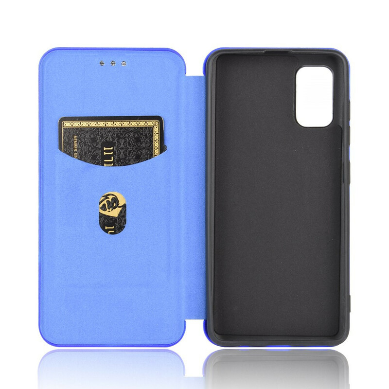 Flip Cover Samsung Galaxy A31 Kohlefaser