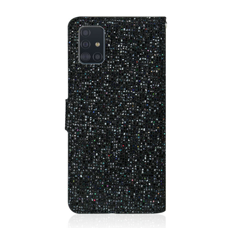 Hülle Samsung Galaxy A51 Glitter S Design